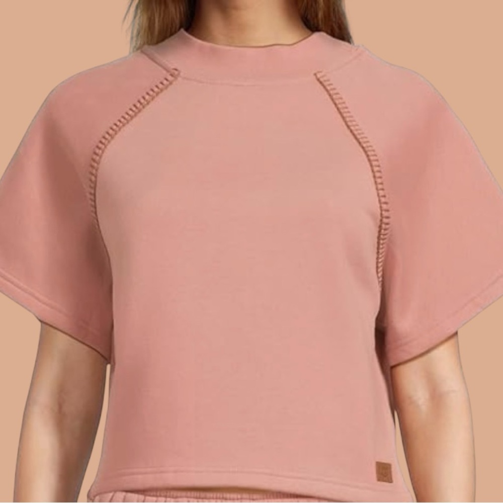 UGG-Classic Short Sleeve Crewneck -Pink Dawn